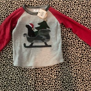 Mud Pie baby’s Christmas shirt